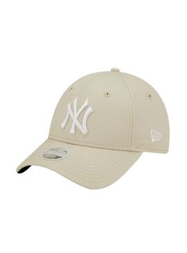 Gorra New Era New York Yankees League W Beige