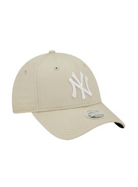 Gorra New Era New York Yankees League W Beige