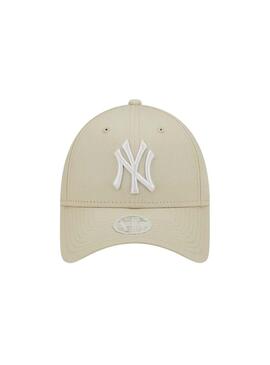 Gorra New Era New York Yankees League W Beige