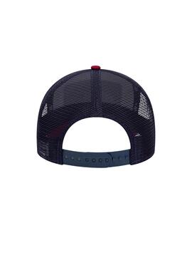 Gorra New Era Patch Trucker Granate Marino