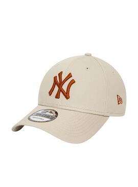 Gorra New Era New York Yankees League 9FORTY Beige