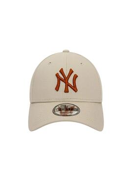 Gorra New Era New York Yankees League 9FORTY Beige