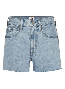 Short Tommy Jeans Hot Pant Denim Light Azul Mujer