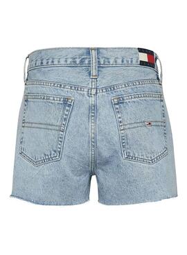 Short Tommy Jeans Hot Pant Denim Light Azul Mujer