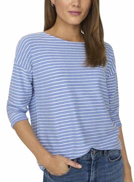 Camiseta Only Elly Azul para Mujer