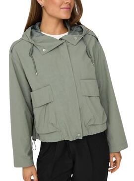 Parka Only Mamba Verde para Mujer