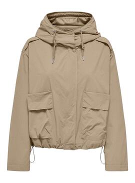 Parka Only Mamba Marrón para Hombre