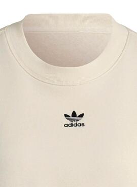 Sudadera Adidas Adicolor Essentials Beige Mujer