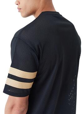 Camiseta New Era Mesh Oversized Negro Hombre