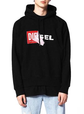 Sudadera Diesel S-ALBY Negro