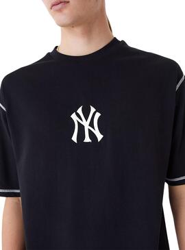 Camiseta New Era New York Yankees MLB Negro Hombre