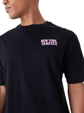 Camiseta New Era New York Yankees MLB Negro Hombre