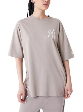Camiseta New Era New York Yankees League Marrón