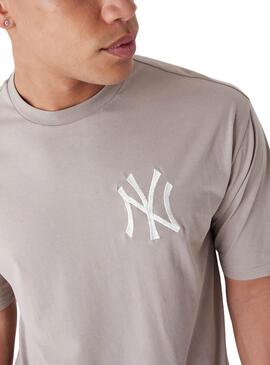 Camiseta New Era New York Yankees League Marrón