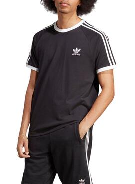 Camiseta Adidas 3-Stripes Tee Negro Para Hombre