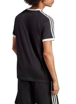 Camiseta Adidas 3-Stripes Tee Negro Para Hombre