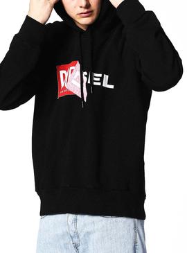 Sudadera Diesel S-ALBY Negro