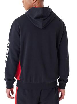 Sudadera New Era Chicago Bulls NBA Negro Hombre