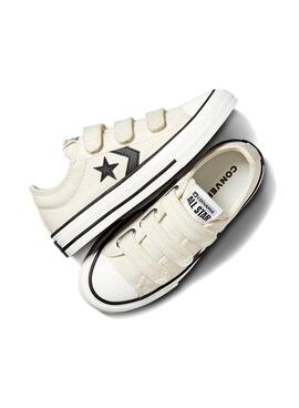 Zapatillas Star Player Easy-On Beige Para Niños