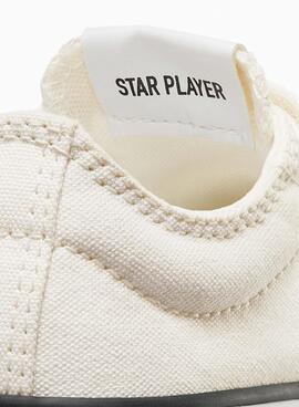 Zapatillas Star Player Easy-On Beige Para Niños