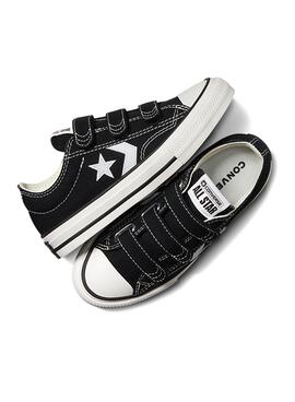 Zapatillas Modelo Star Player Easy-On Negro Niños