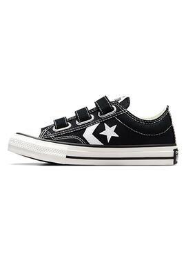 Zapatillas Modelo Star Player Easy-On Negro Niños