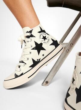 Zapatillas Chuck Taylor All Star Large Stars Mujer