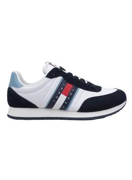 Zapatillas Tommy Jeans Runner Casual Blanco Hombre