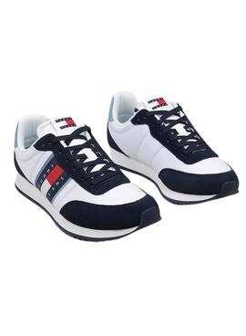 Zapatillas Tommy Jeans Runner Casual Blanco Hombre
