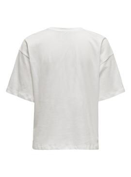 Camiseta Only Wendie Sports Blanco para Mujer