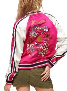 Chaqueta Superdry Suikajan Rosa para Mujer