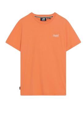 Camiseta Superdry Logo Naranja para Hombre