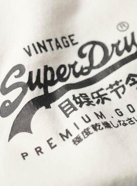 Camiseta Superdry Tokyo Beige para Hombre