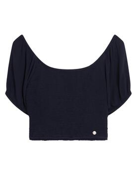 Top Superdry Off Marino para Mujer