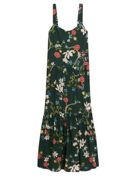 Vestido Superdry Tiered Verde para Mujer