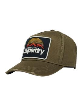 Gorra Superdry Graphic Verde para Mujer