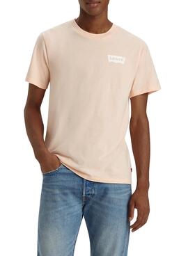 Camiseta Levis Seasonal Rosa para Hombre