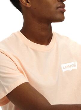 Camiseta Levis Seasonal Rosa para Hombre