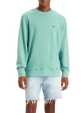 Sudadera Levis Housemark Turquesa para Hombre