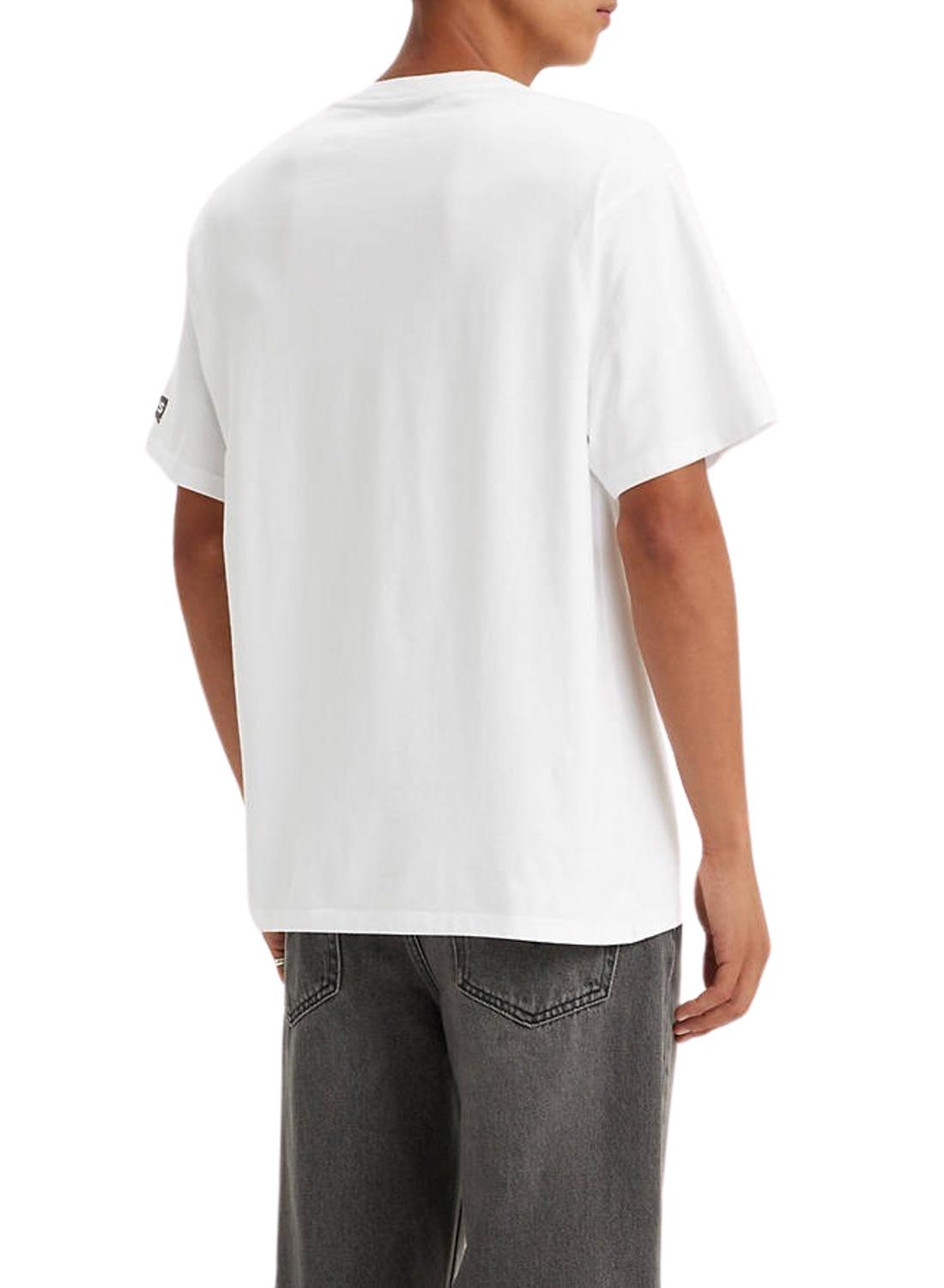 Camiseta Levis Van Blanco para Hombre