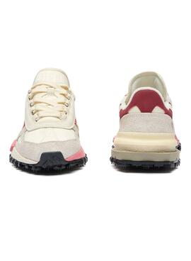 Zapatillas Lacoste Elite Active Beige Para Mujer