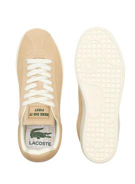 Zapatillas Lacoste Baseshot Tostado Para Mujer