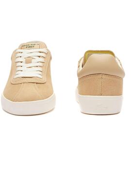 Zapatillas Lacoste Baseshot Tostado Para Mujer