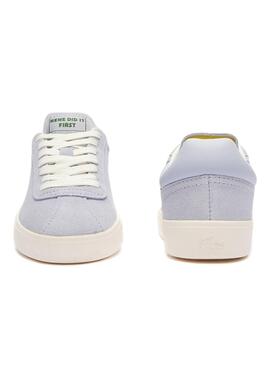 Zapatillas Lacoste Baseshot  Azul Para Mujer