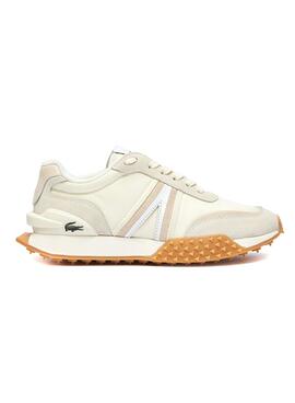 Zapatillas Lacoste L-Spin Deluxe Beige Para Mujer