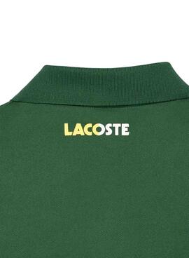 Polo Lacoste Tenis Ultra-Dry Colorblock Verde