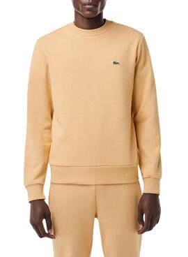 Sudadera Lacoste Jogger Eco Tostado Para Hombre