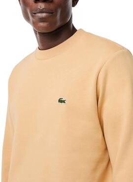 Sudadera Lacoste Jogger Eco Tostado Para Hombre