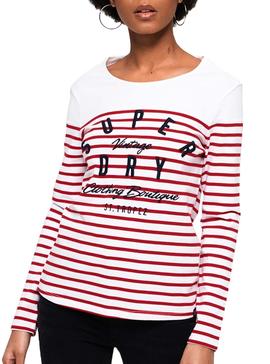 Camiseta Superdry Callie Rojo Mujer