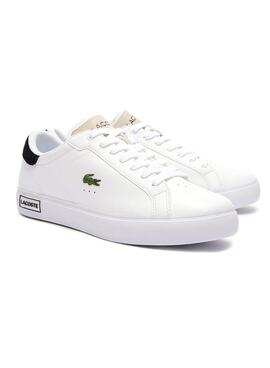 Zapatillas Lacoste Powercourt Piel Blanco Hombre